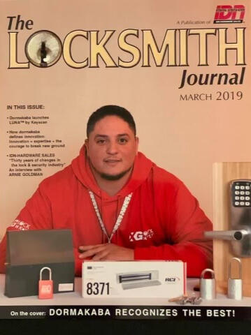 Experienced Locksmith in Ann Arbor Area Xavier G. of XG Lock in Key in Locksmith Journal